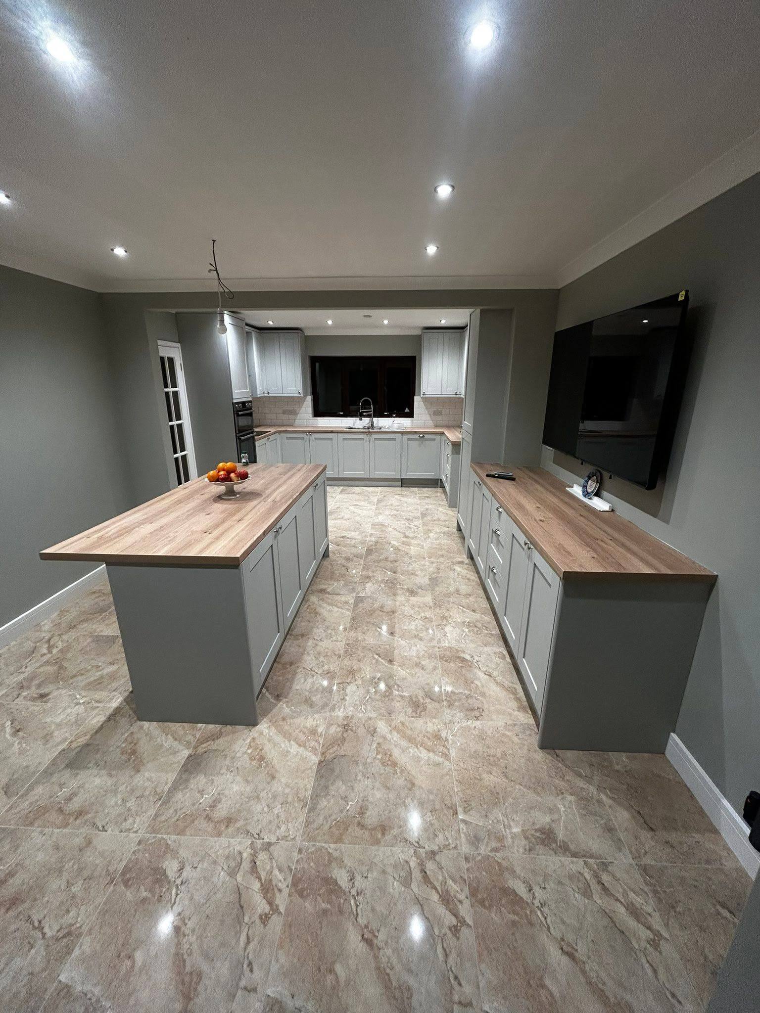 Finished kitchen refurbishment by PARA Property Investment Ltd