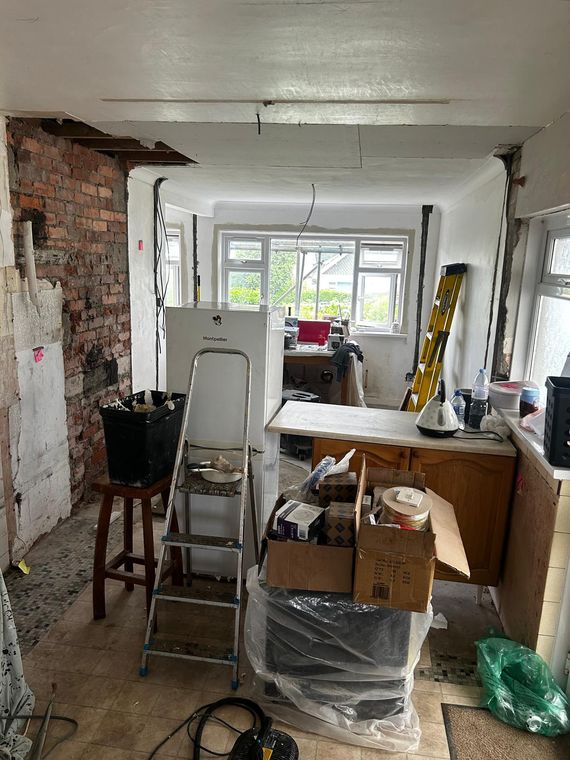 Kitchen and Dining Room Knock-Through, Caswell, photo 2