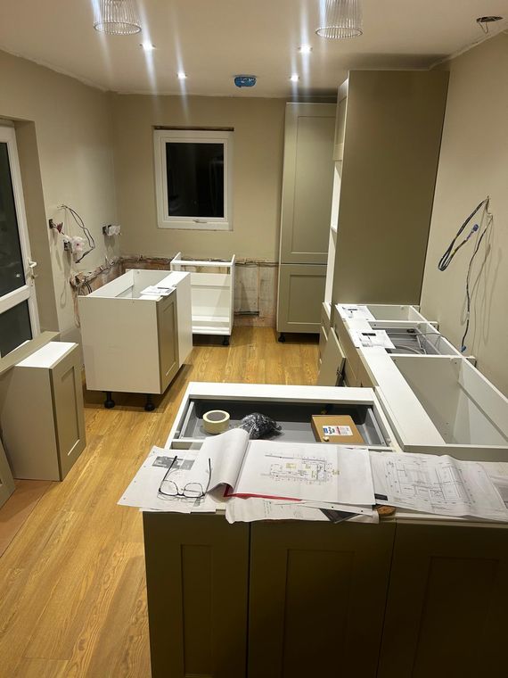Kitchen and Dining Room Knock-Through, Caswell, photo 23
