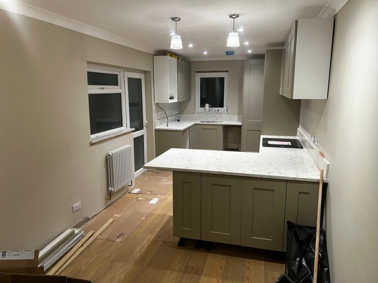 Kitchen and Dining Room Knock-Through, Caswell, photo 24