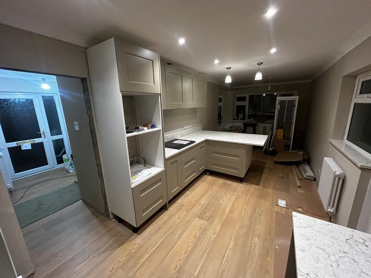 Kitchen and Dining Room Knock-Through, Caswell, photo 25