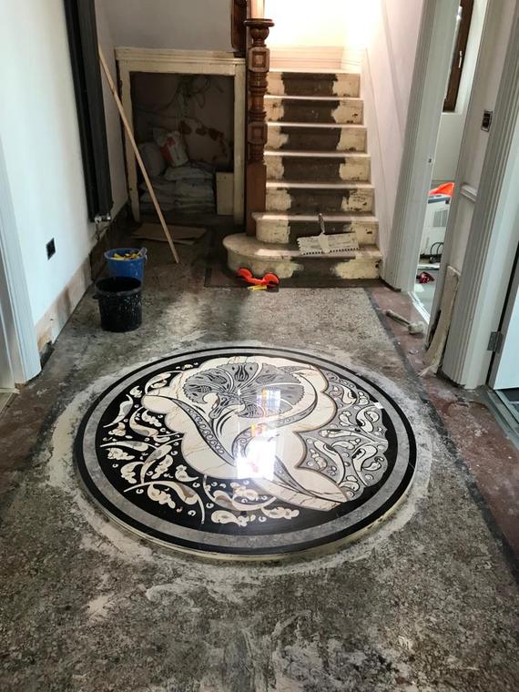Bespoke Marble Floor, Port Talbot, photo 6