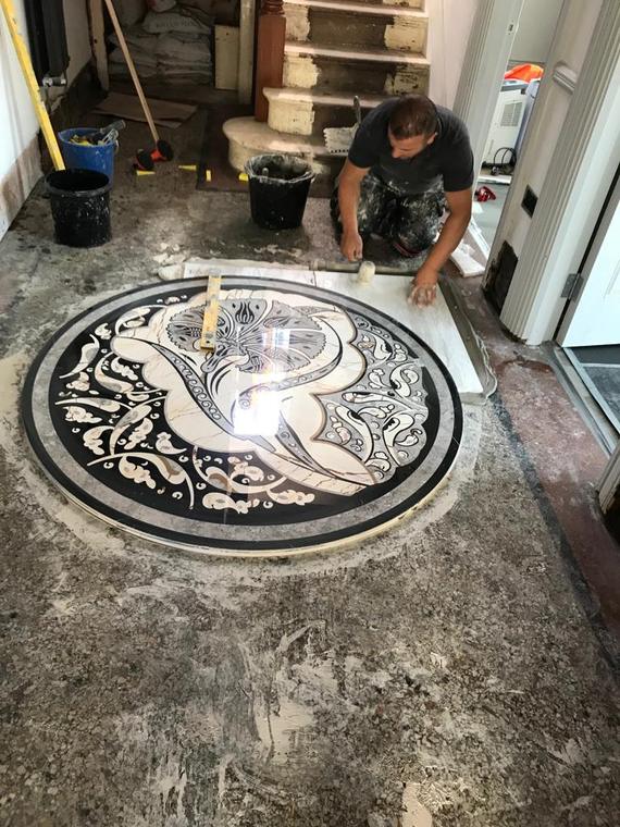 Bespoke Marble Floor, Port Talbot, photo 7