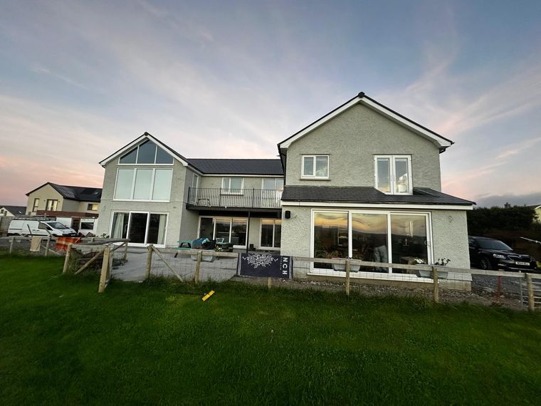 Roughcast Render Spraying, Gower, photo 12