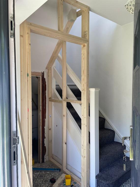 Downstairs WC Refit, Mayals, photo 2