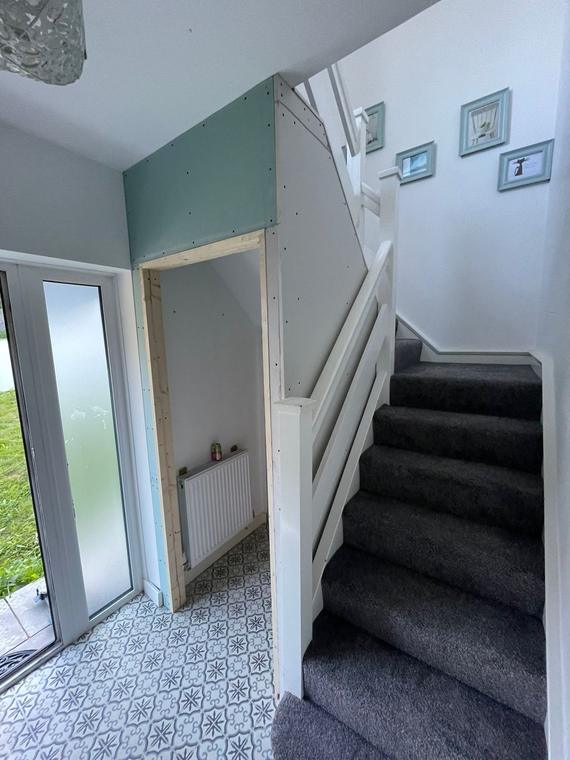 Downstairs WC Refit, Mayals, photo 9